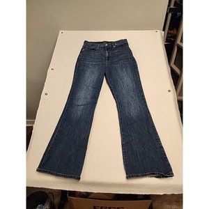 Banana Republic Curvy Slim Flare Jeans Women's 30/10 Blue High Rise 5-Pocket